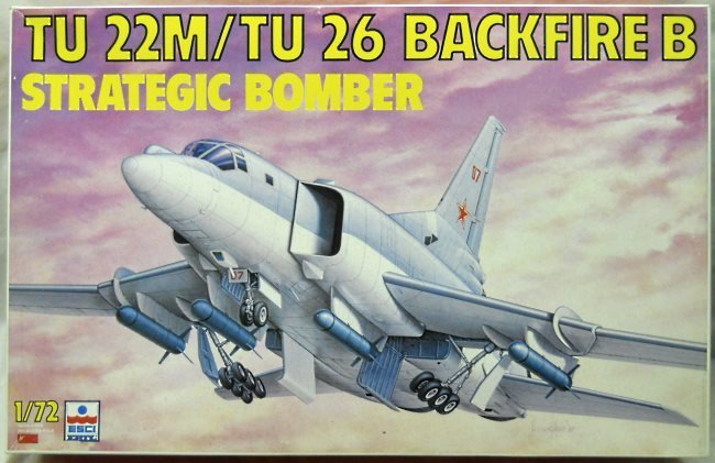 ESCI 1/72 TU 22M  TU-26 Backfire B Strategic Bomber, 9070 plastic model kit